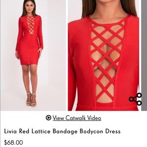 Brand new Prettylittlething bandage dress
